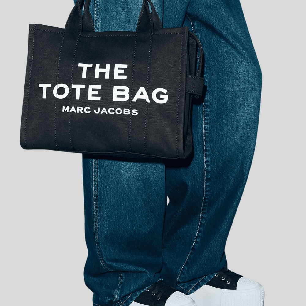 Black Canvas Tote Bag - S/M/L - Image 4